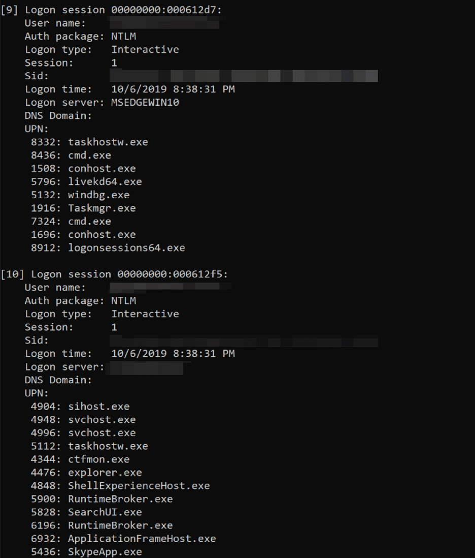 output matched codeblock