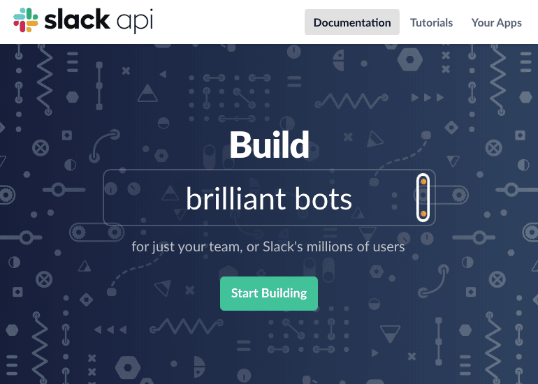 slack api build screen