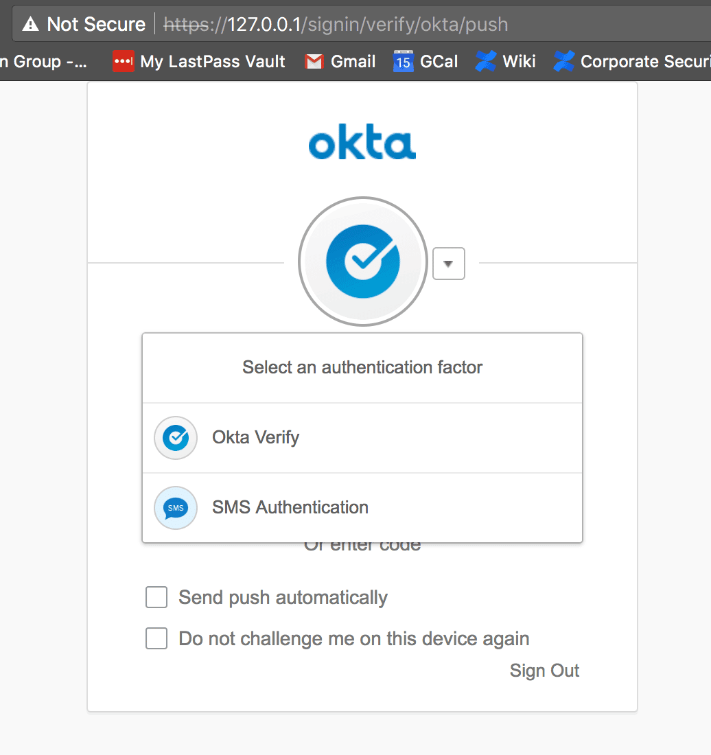 okta authentication