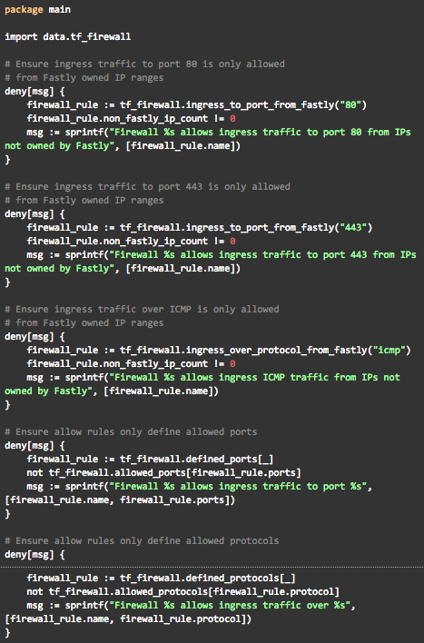 codeblock results