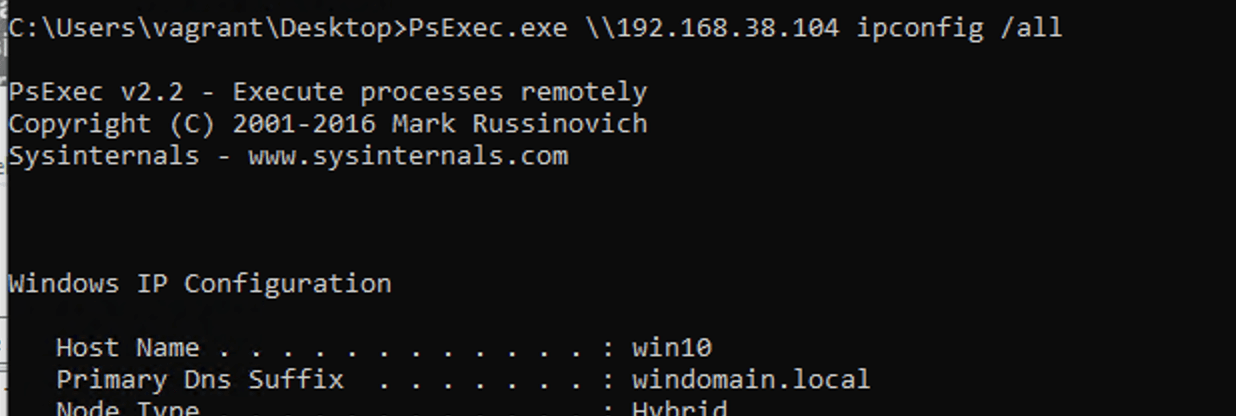codeblock results