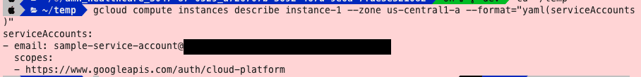codeblock results