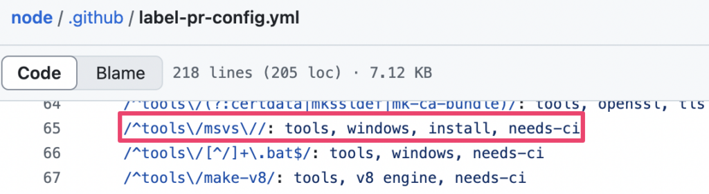 Past pull request.