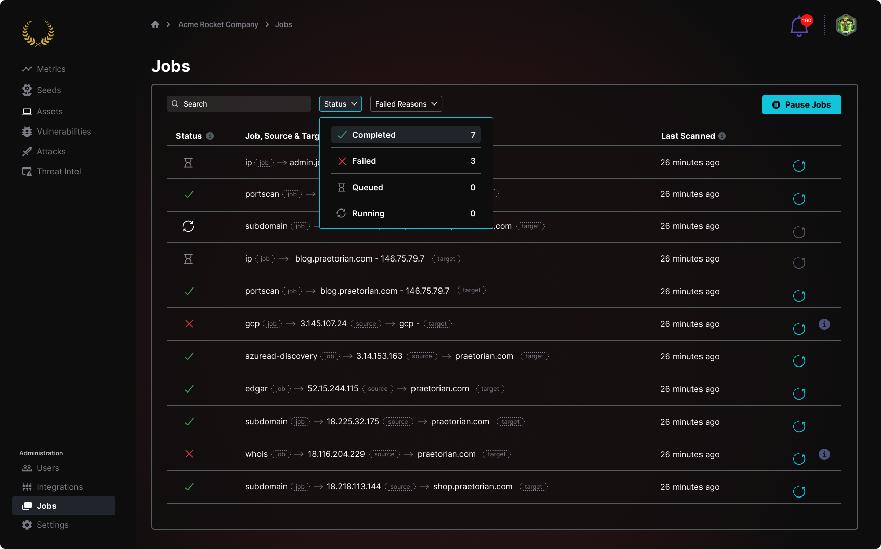 Jobs - Praetorian Guard